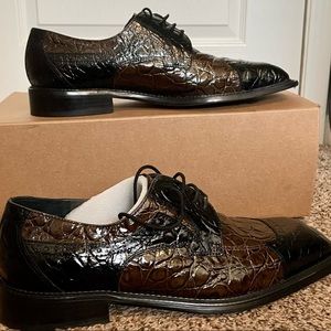 Mens Giorgio Brutini Dress Shoe, Leather Upper And Out Sole